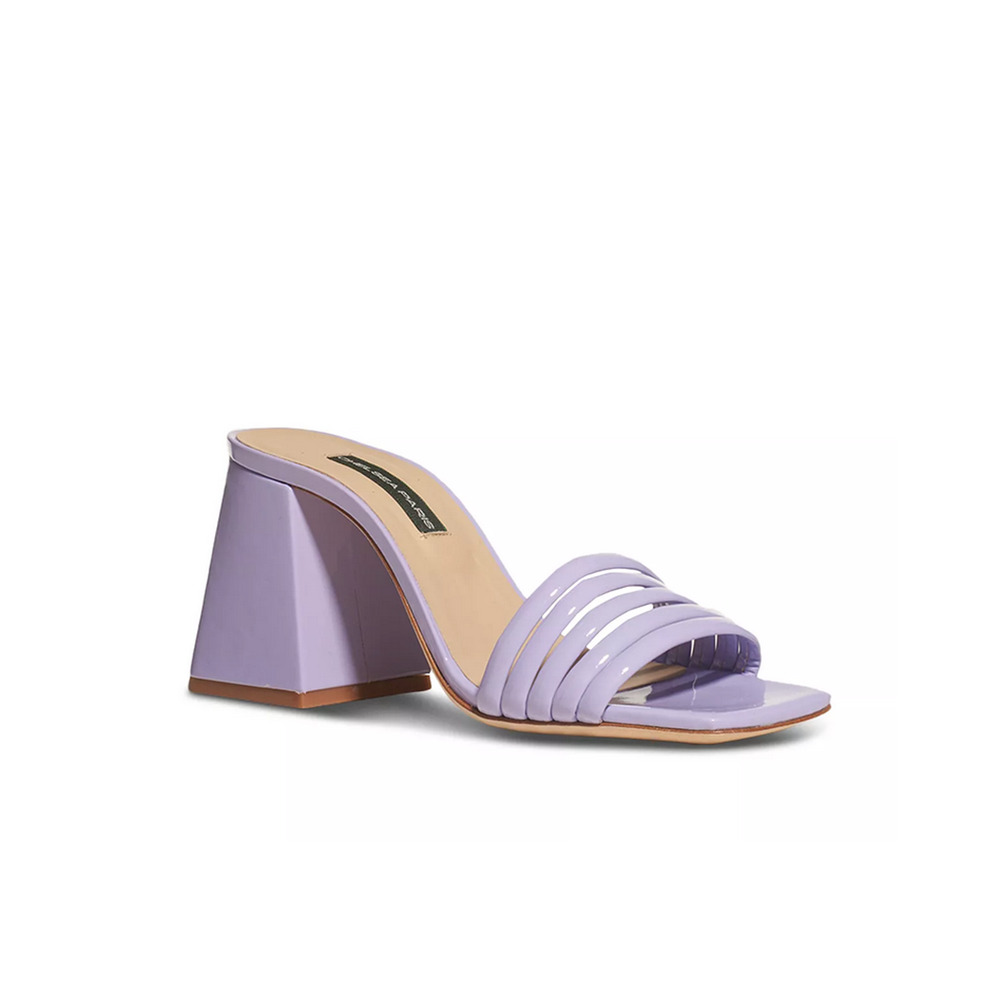 Chelsea Paris Women Rays Slip On High Heel Sandals Lavender Size 36EU